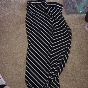 Striped Maxi Skirt